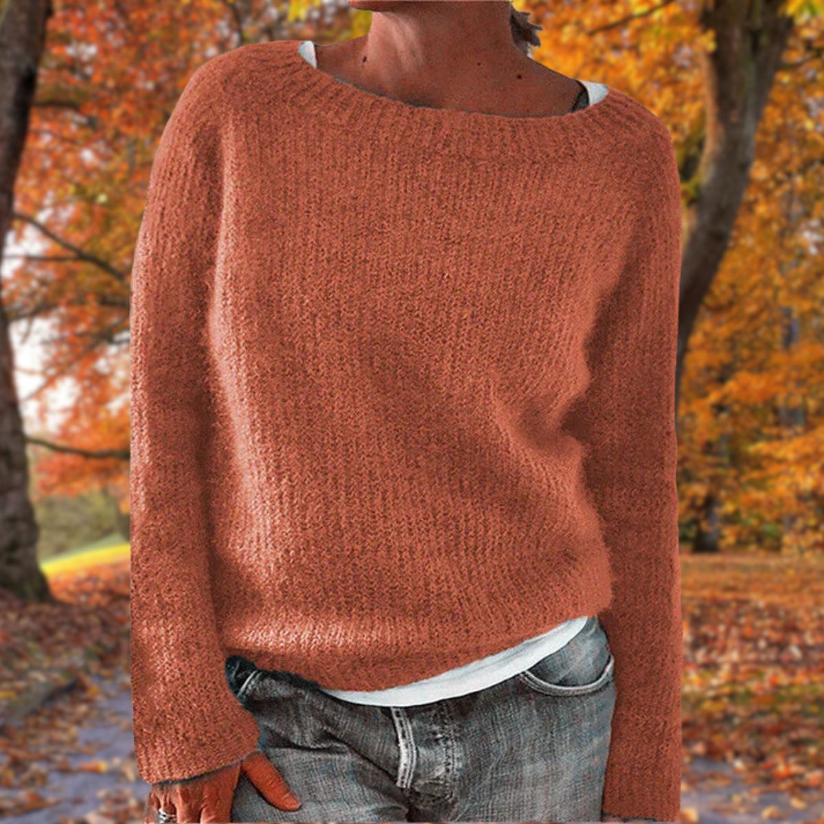 Women’s Classic Merino Wool Sweater Elegant Timeless Warm Knitwear for Autumn and Winter Comfort