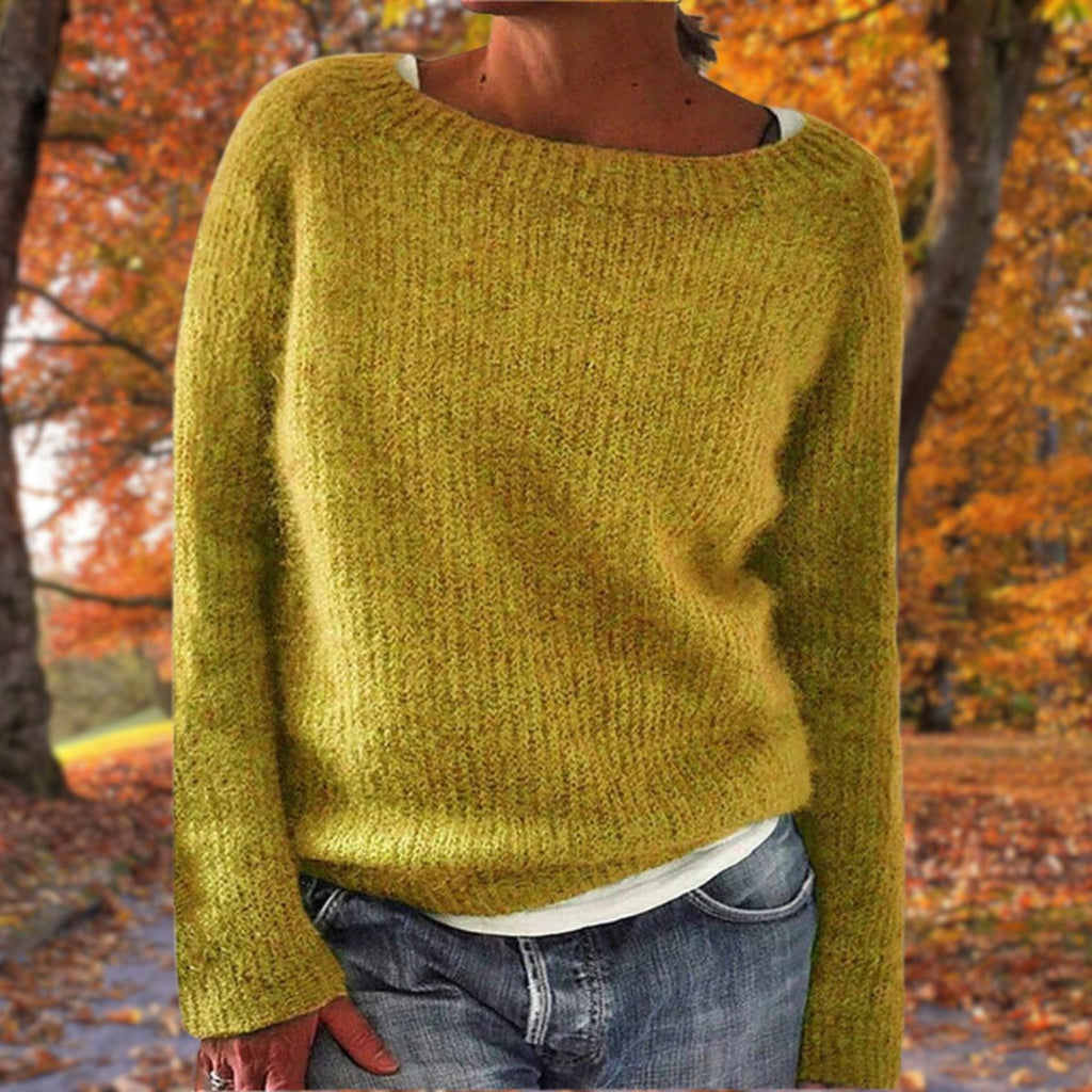 Women’s Classic Merino Wool Sweater Elegant Timeless Warm Knitwear for Autumn and Winter Comfort