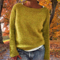 Women’s Classic Merino Wool Sweater Elegant Timeless Warm Knitwear for Autumn and Winter Comfort