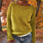 Women’s Classic Merino Wool Sweater Elegant Timeless Warm Knitwear for Autumn and Winter Comfort