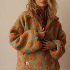 Women's Knit Sweater with Relaxed Fit and Soft Texture