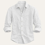 Camden | Men's Summer Casual Fit Linen Look Shirt