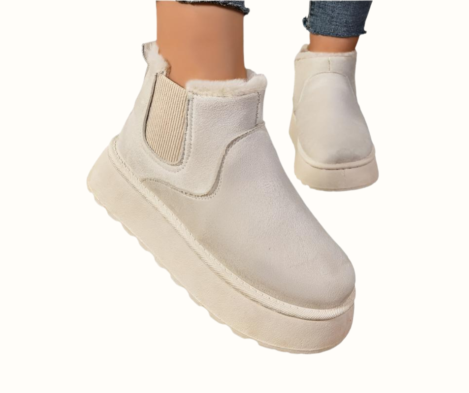 Women's Warm Boots with Insulated Lining and Durable Sole