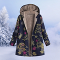 Women's Winter Hooded Coat | Printed