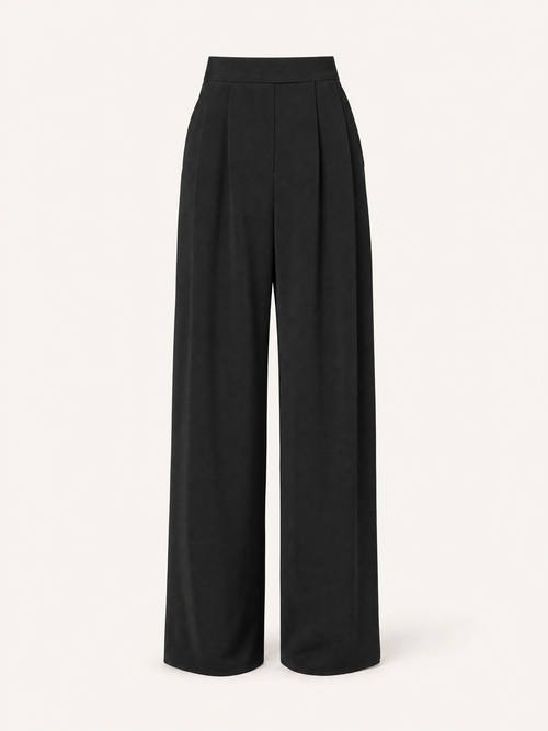 Livia High-Waist Wide-Leg Trousers