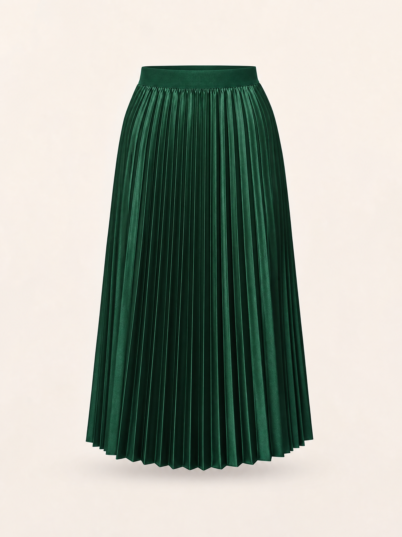 Elara Pleated Midi Skirt