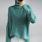 Women's Turtleneck Jumper with Soft Fabric and Cozy Fit