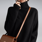 Women's Turtleneck Jumper with Soft Fabric and Cozy Fit