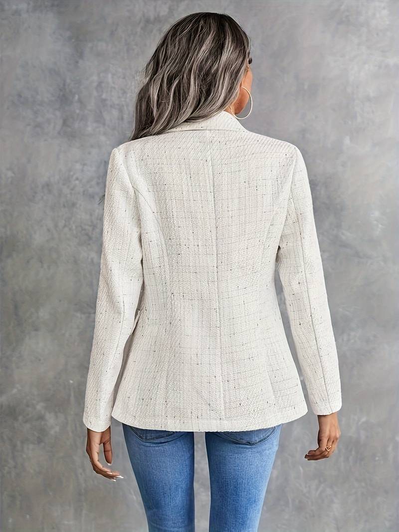 Women Blazer with Buttons and Long Sleeves | Structured