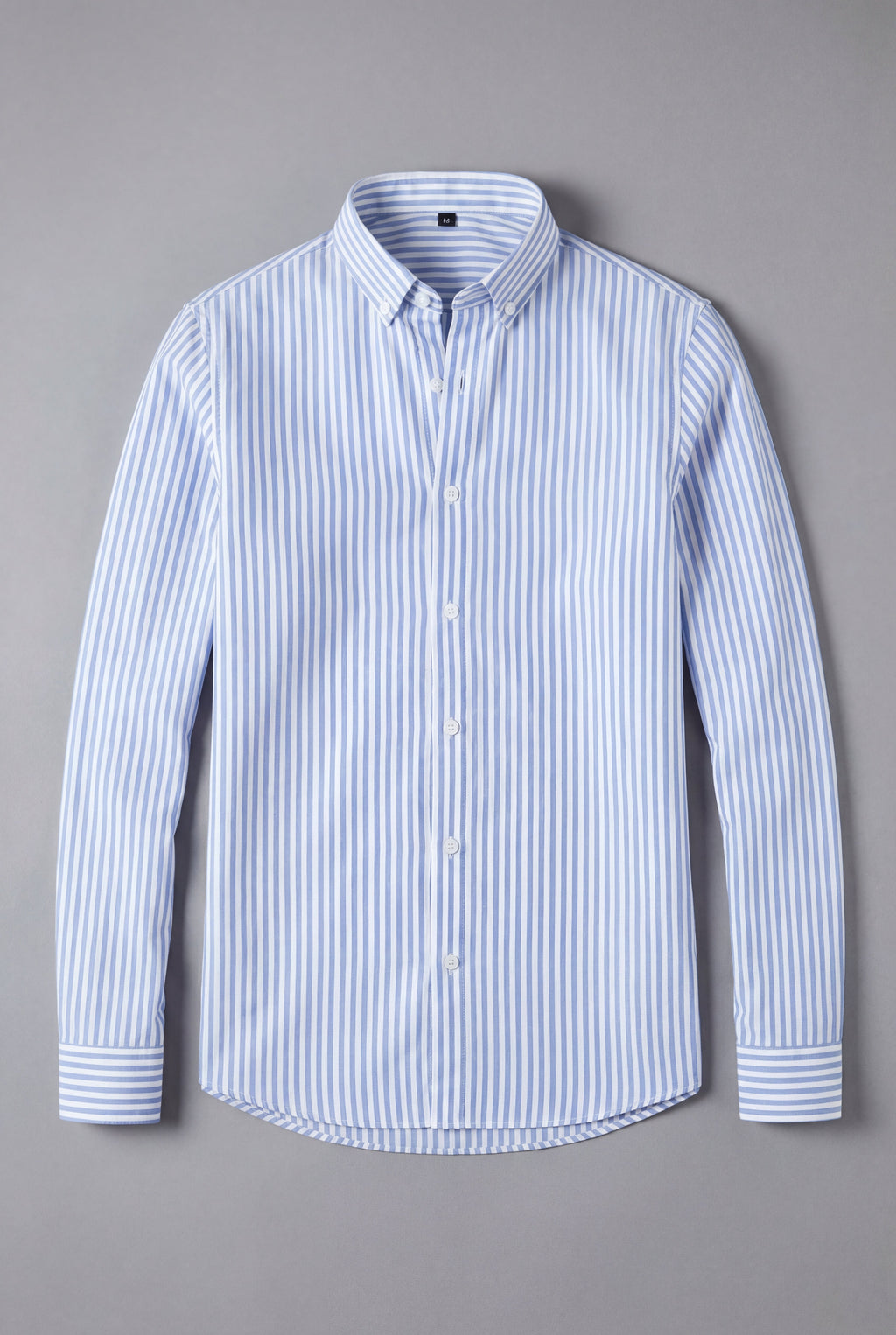 Men’s Vertical Stripe Overshirt – Lightweight Layer & Smart Casual Fit