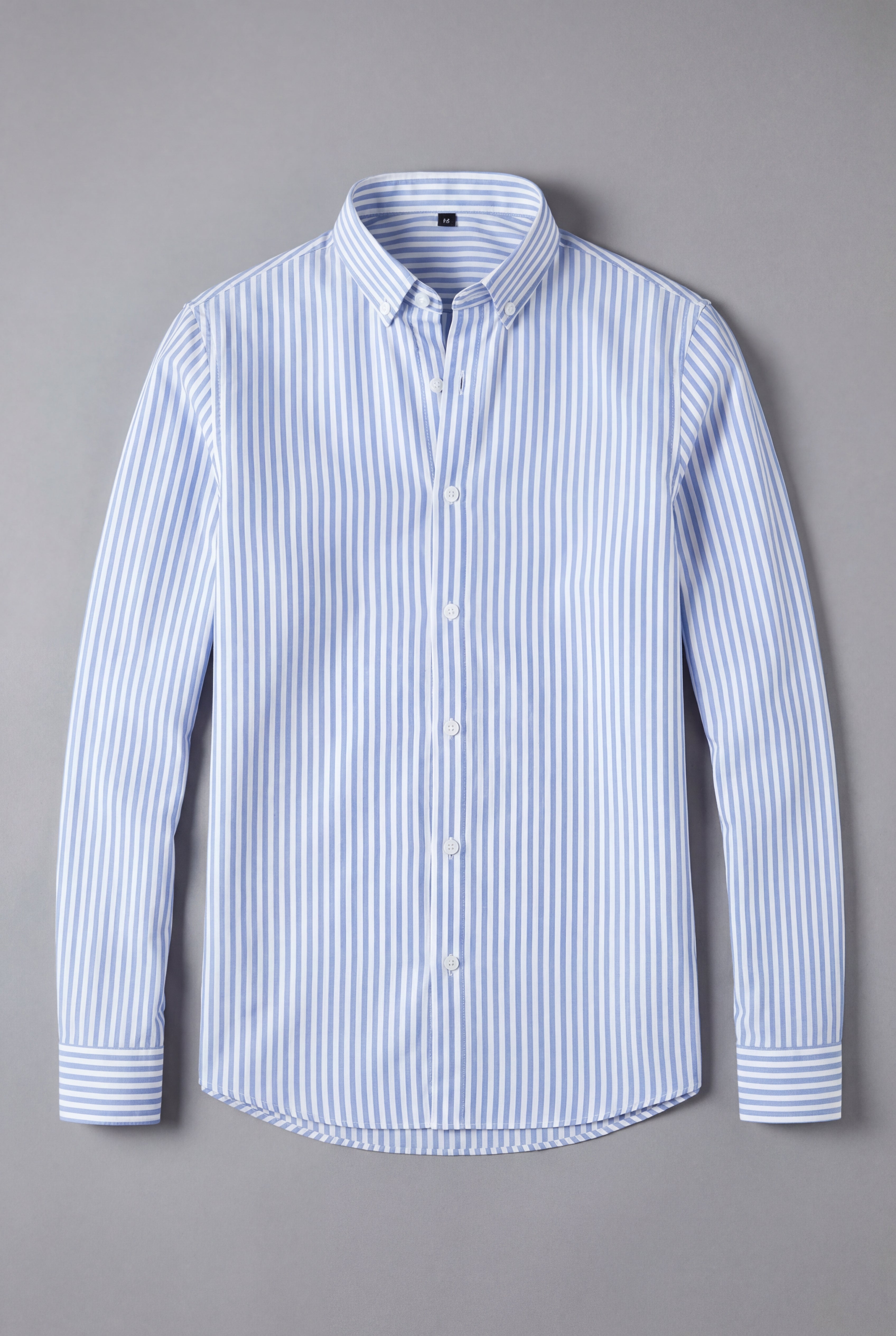 Men’s Vertical Stripe Overshirt – Lightweight Layer & Smart Casual Fit
