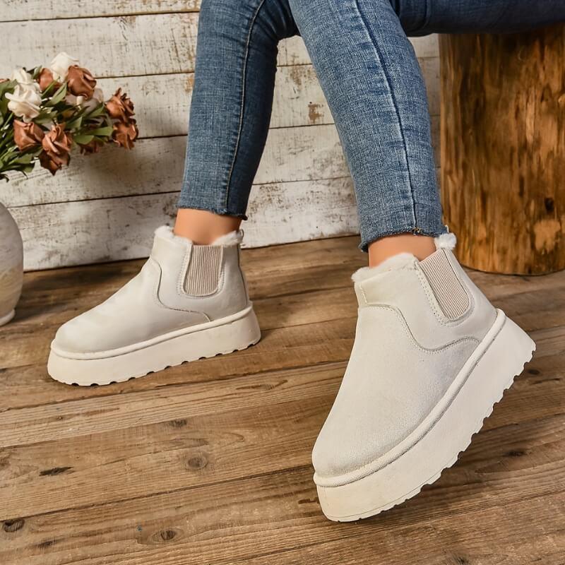 Women's Warm Boots with Insulated Lining and Durable Sole