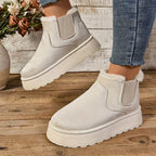 Women's Warm Boots with Insulated Lining and Durable Sole