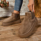 Women's Warm Boots with Insulated Lining and Durable Sole