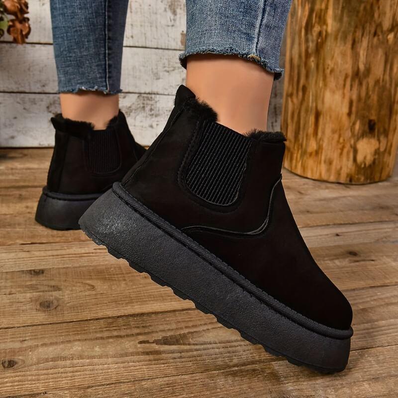 Women's Warm Boots with Insulated Lining and Durable Sole